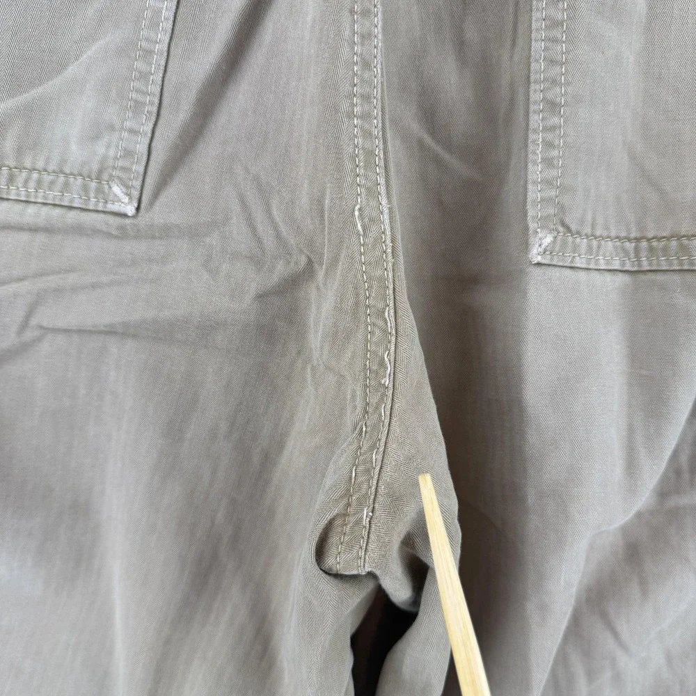 Banana Republic Cargo Shorts Mens 38 Brown Cotton 11 Inseam Utility Y2K Surplus
